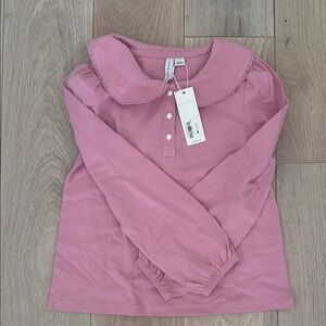 Janie and Jack Pink Long Sleeve Girl’s Top